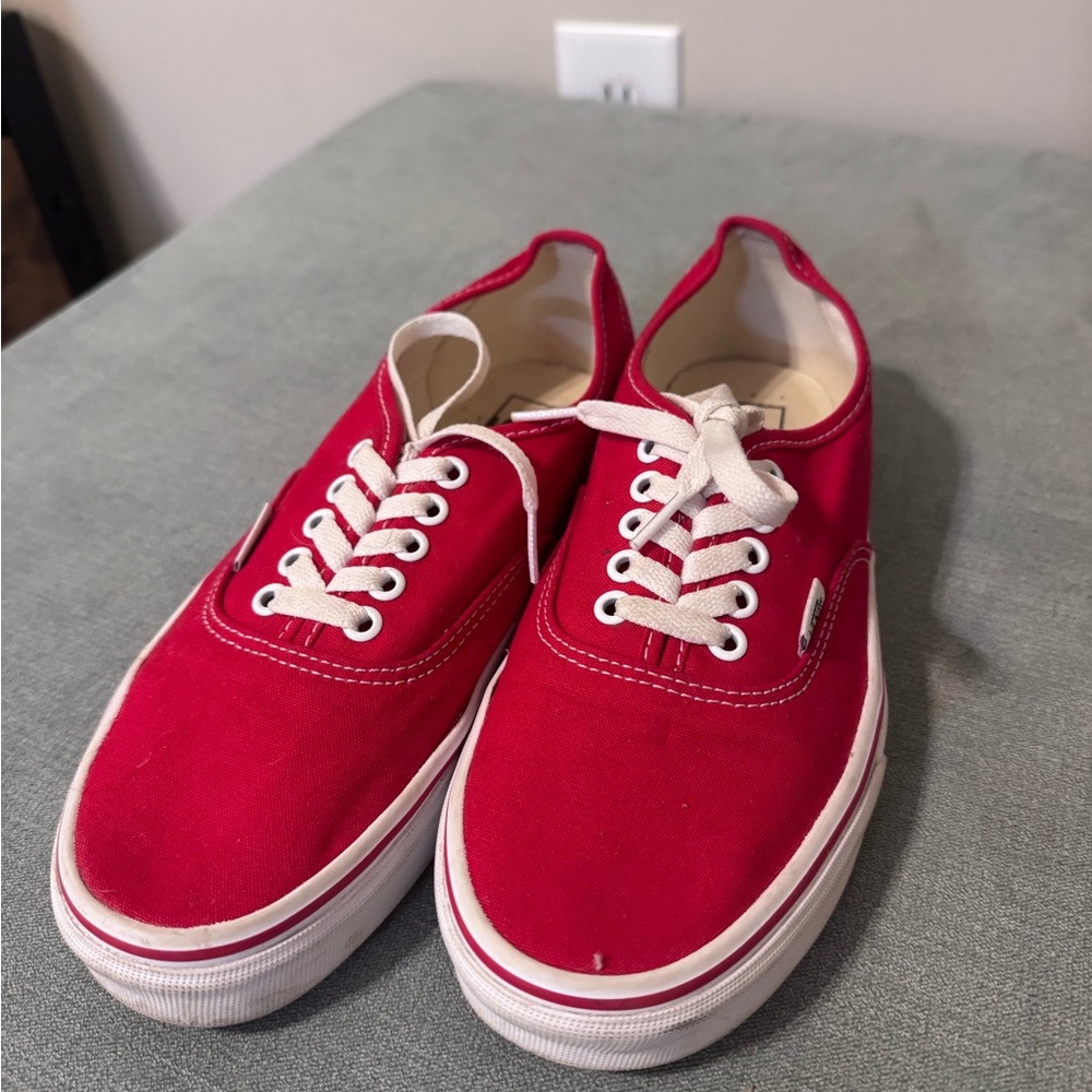 Red Vans Sneakers